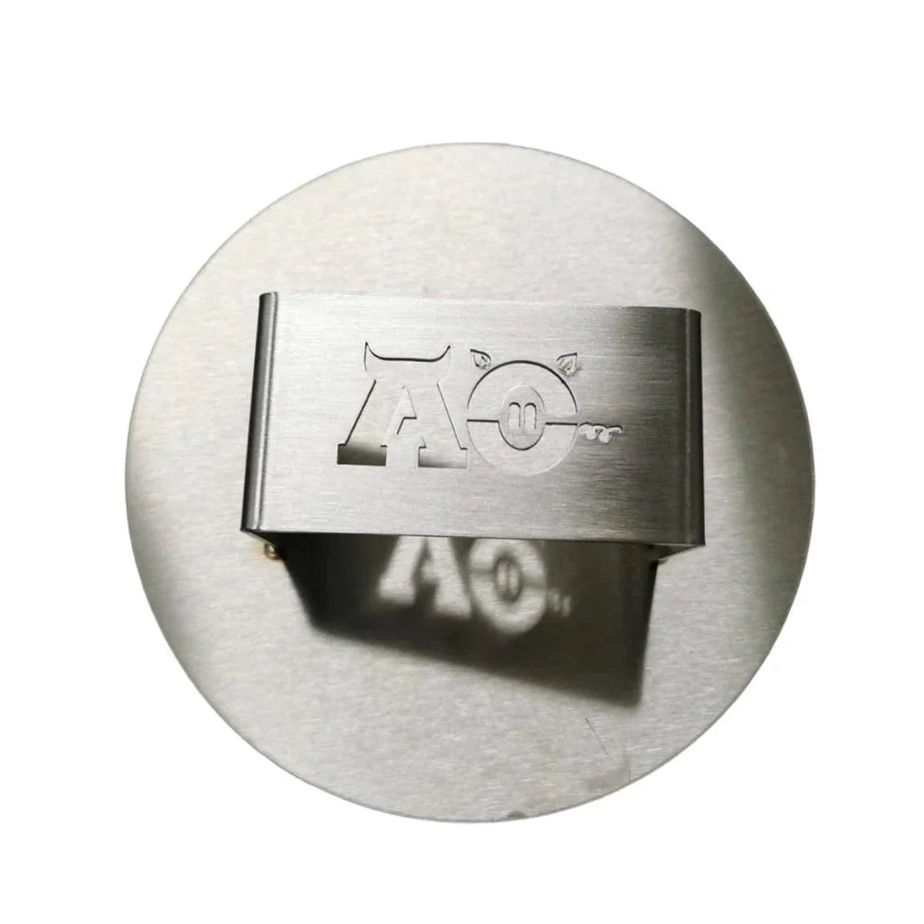 Angus & Oink Professional Stainless Steel Smash Burger Press - 17cm Diameter for Perfect Grilling