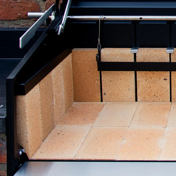 Flamery Large Asado Pro 3.2 BBQ Grill - 100cm 50/50 Split Grill for Outdoor Kitchens