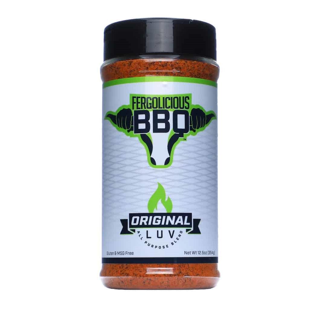 Fergolicious BBQ Original Luv BBQ Rub - Award-Winning Kansas City Style Seasoning (354g)