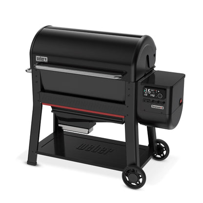 Weber Searwood XL 600 Wood Pellet BBQ Smoker: Versatile Outdoor Cooking with Smart Features