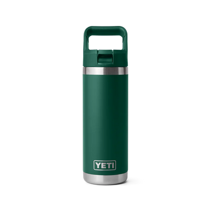 Yeti Rambler 18oz Insulated Stainless Steel Water Bottle with Straw Cap - Perfect for Hydration On-the-Go