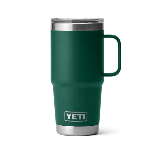 Yeti Rambler 20oz (591ml) Travel Mug with Leak-Resistant Stronghold Lid - Insulated Stainless Steel Tumbler for Hot & Cold Drinks