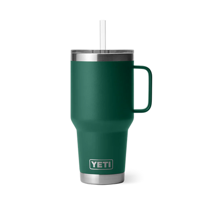 Yeti Rambler 35oz (1 Litre) Insulated Straw Mug - Perfect for Cold Beverages and Travel