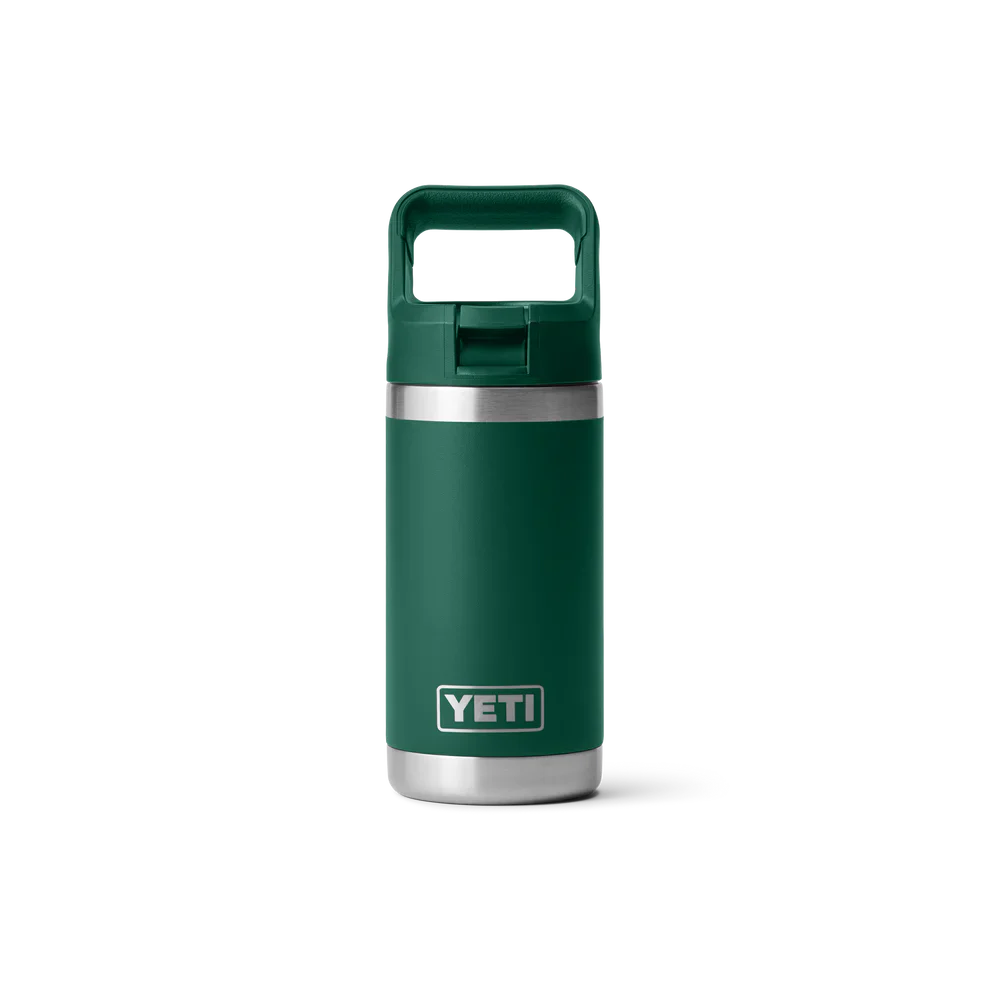 Yeti Rambler Jr. 12oz (354ml) Kids' Insulated Stainless Steel Water Bottle with Straw Cap - Durable, Leak-Resistant, Dishwasher Safe