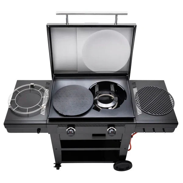 Char-Broil Versa-Tile 3-in-1 BBQ Griddle: Grill, Pizza Oven & Griddle Cooking