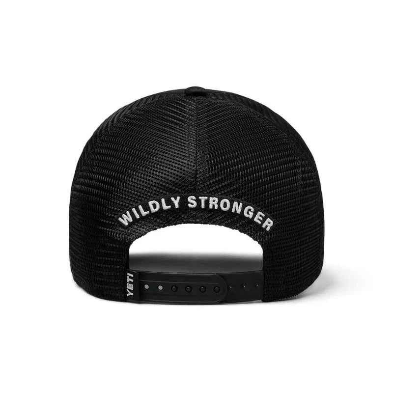Yeti Coolers Black Foam Trucker Hat - Comfortable & Stylish Outdoor Headwear