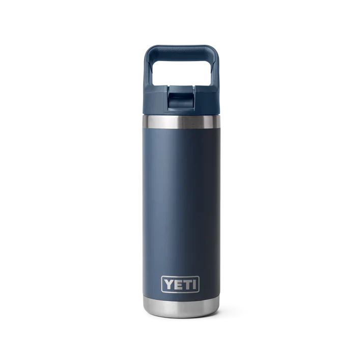 Yeti Rambler 18oz Insulated Stainless Steel Water Bottle with Straw Cap - Perfect for Hydration On-the-Go