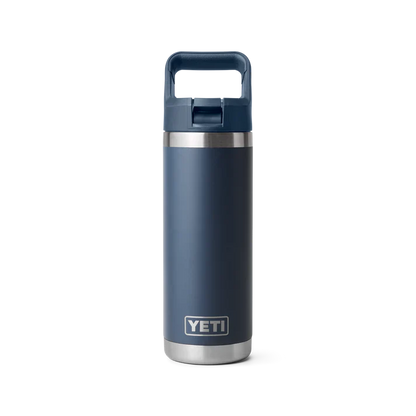 Yeti Rambler 18oz Insulated Stainless Steel Water Bottle with Straw Cap - Perfect for Hydration On-the-Go
