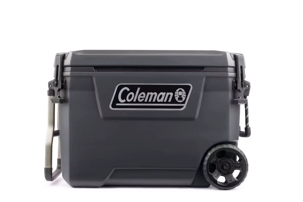 Coleman Convoy 66L/65QT Wheeled Cooler Box: Rugged, Long-Lasting Ice Retention, Portable Outdoor Storage