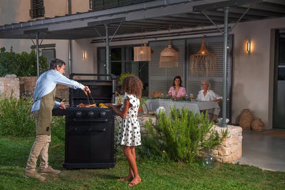 Campingaz Onyx 3-Burner Gas Barbecue with Side Burner and InstaClean® Aqua Pro