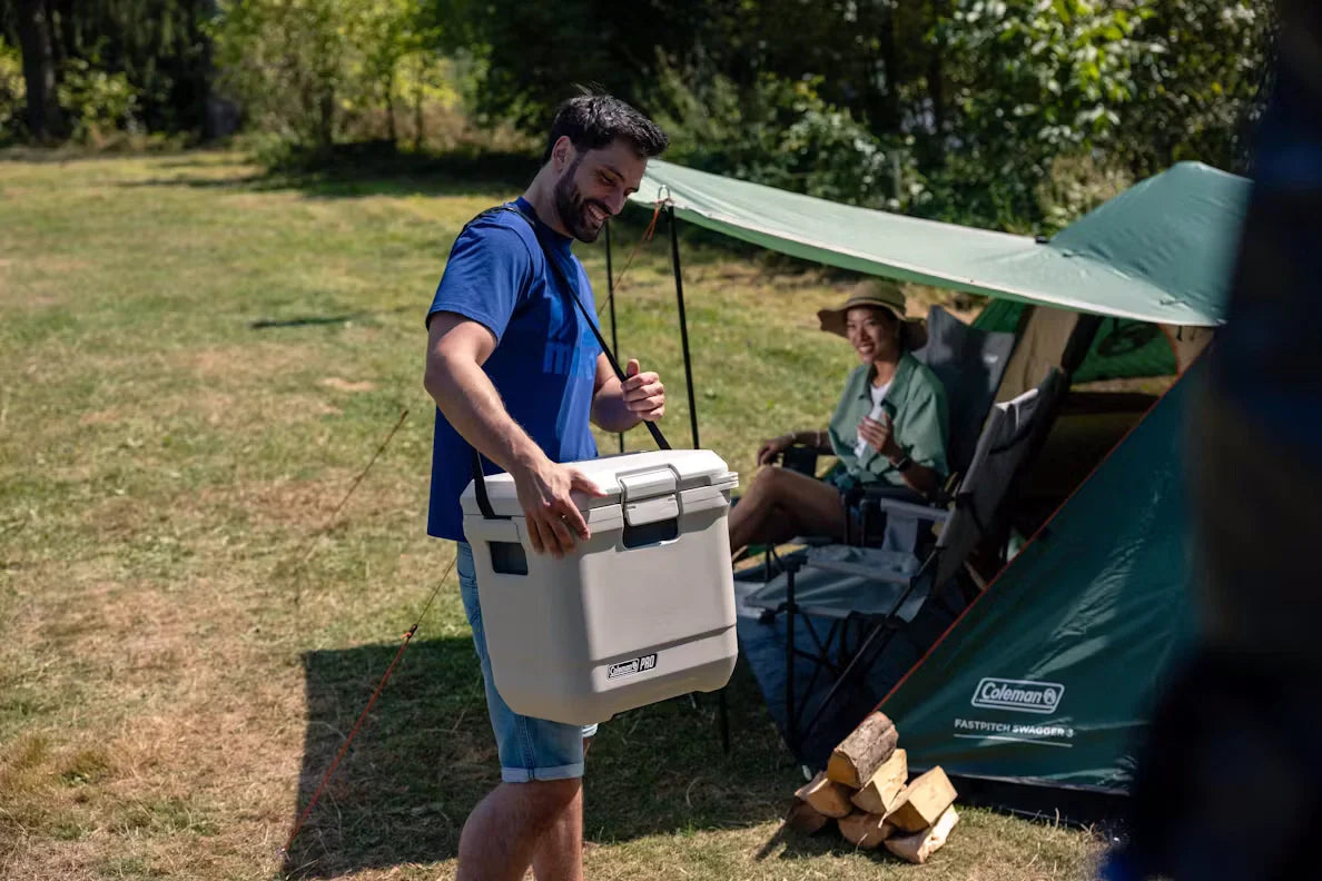 Coleman® Pro 25QT (24L) Heavy-Duty Cooler Box - 3.5 Day Ice Retention, Antibacterial Liner, Seat Lid