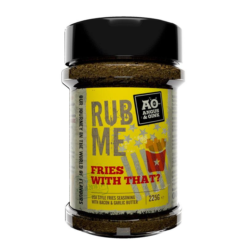 Angus & Oink Fries With That Seasoning 200g - Gourmet Bacon Garlic Seasoning for Fries, Wedges & Nachos