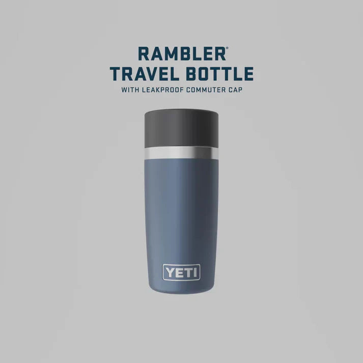 Yeti Rambler 12oz Insulated Travel Bottle with Leakproof Commuter Cap - Black Forest Green