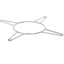 Big Joe 'X' Kamado Accessory Rack - Stainless Steel Pizza Stone Holder