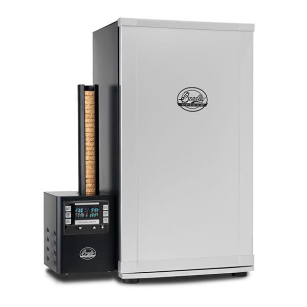 Bradley Digital 4-Rack Electric Smoker Value Pack with Variety Bisquettes and Cover