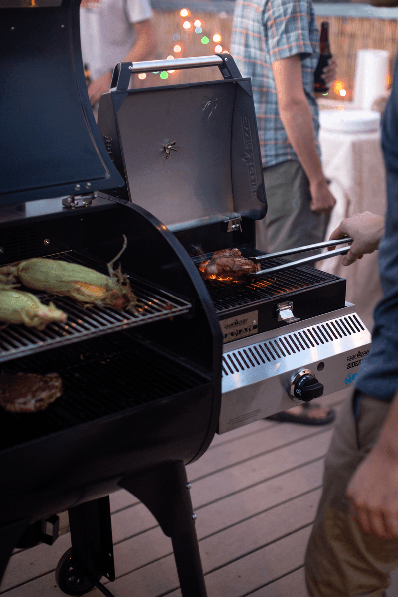 Camp Chef Deluxe Grill Box for Sidekick - Perfect for Grilling Salmon, Kebabs, and More!