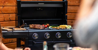 Campingaz 4 Series Onyx S Stainless Steel Gas Barbecue with Side Burner and Culinary Modular System