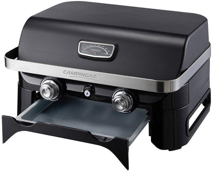 Campingaz Attitude 2100 LX Portable Propane Gas Grill BBQ with Blue Flame Burners - Compact & Easy Clean