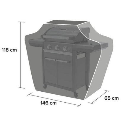 Campingaz Premium Medium BBQ Cover - Durable, Water-Resistant, Breathable Protection for Select 3 Models