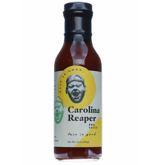 Carolina Reaper BBQ Sauce 396g - Extreme Heat & Smoky Flavor - Pain Is Good