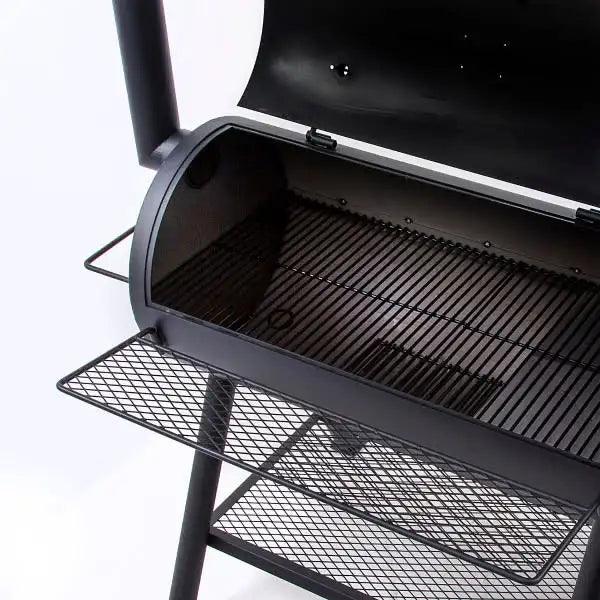 Char-Broil Oklahoma Joe's Highland Offset Smoker BBQ - Heavy-Duty Charcoal Grill with Temperature Gauge