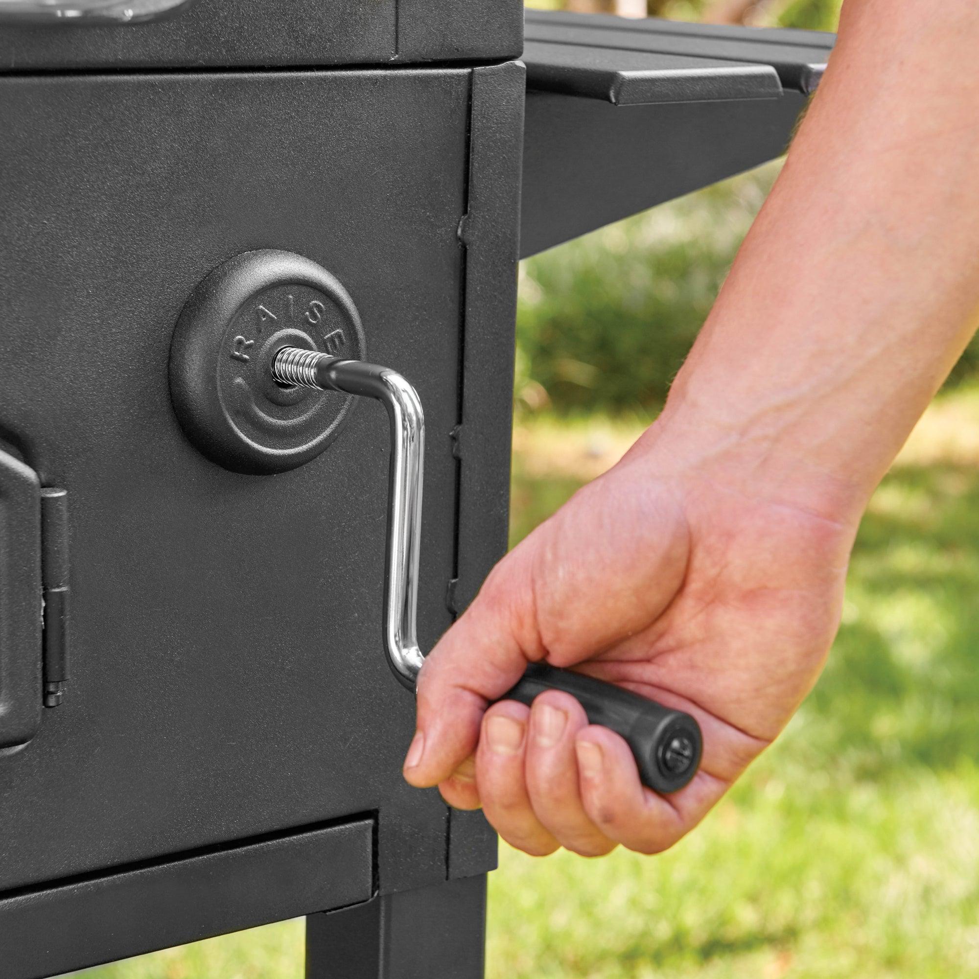 Char-Griller 30" Traditional Heavy-Duty Steel Charcoal BBQ Grill with 790 sq in Cooking Space - E2197