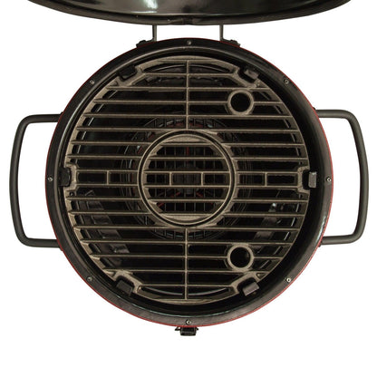 Char-Griller Black Akorn Junior Kamado Portable Charcoal BBQ Grill - Perfect for Patios and Picnics