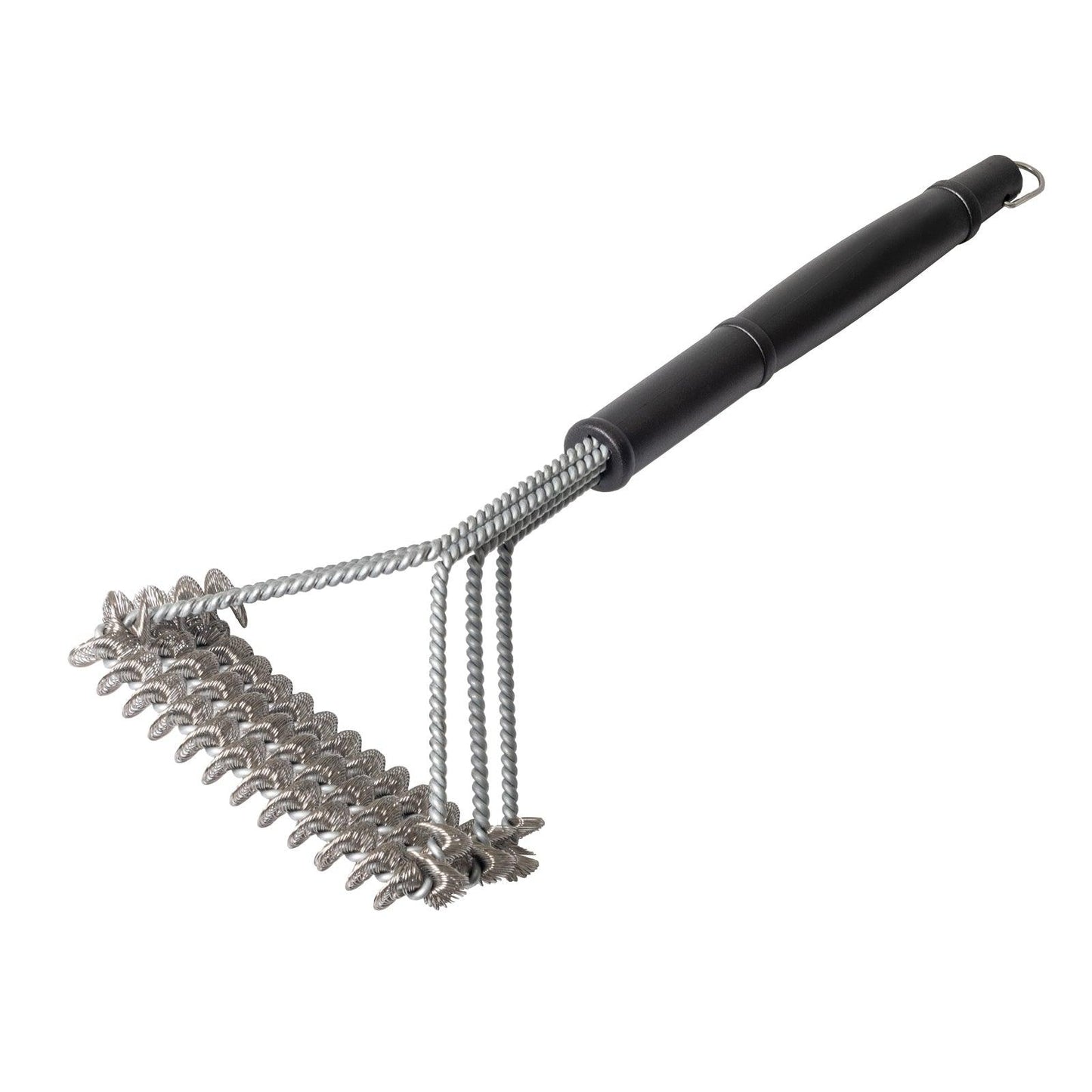 Char-Griller Ultimate Bristle-Free BBQ Grill Cleaning Brush - Stainless Steel, 3-Head Design