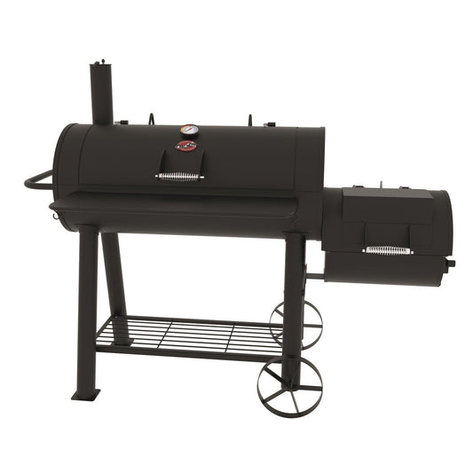 Char-Griller Competition Pro 17" Offset Smoker BBQ - Large Capacity, Premium Grates, Integrated Thermometer
