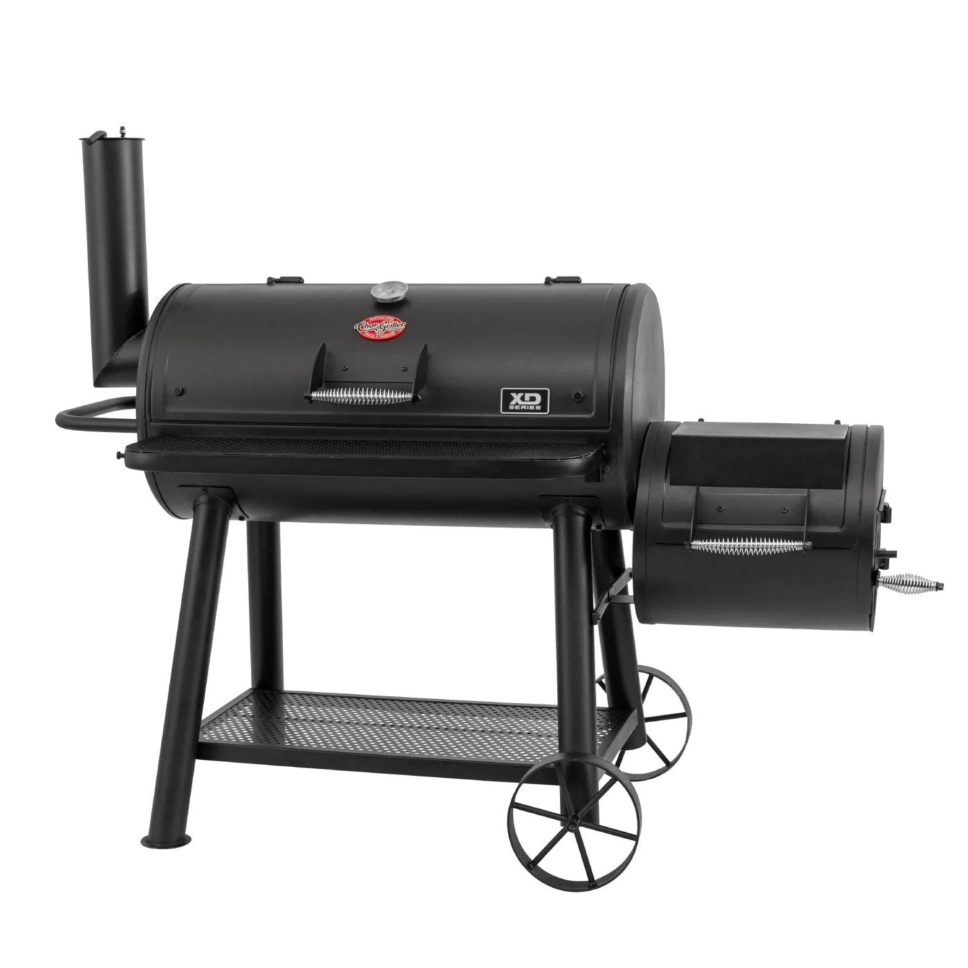 Char-Griller Grand Champ XD 8250: Heavy-Duty Offset Smoker with 1200 Sq. In. Cooking Area