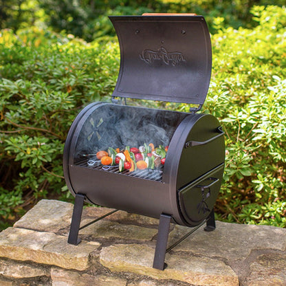 Char-Griller Table Top BBQ Grill & Smoker Side Fire Box Attachment