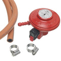 1m Clip-On Gas Regulator Hose with Clips for Calor & FloGas Patio Heaters and BBQs