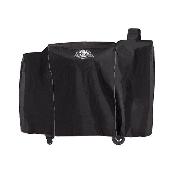 Durable Heavy-Duty Cover for Pit Boss 850 Navigator BBQ Grill with Integrated Smoke Box - Weather Resistant, UV Protection, and Locking Drawstrings