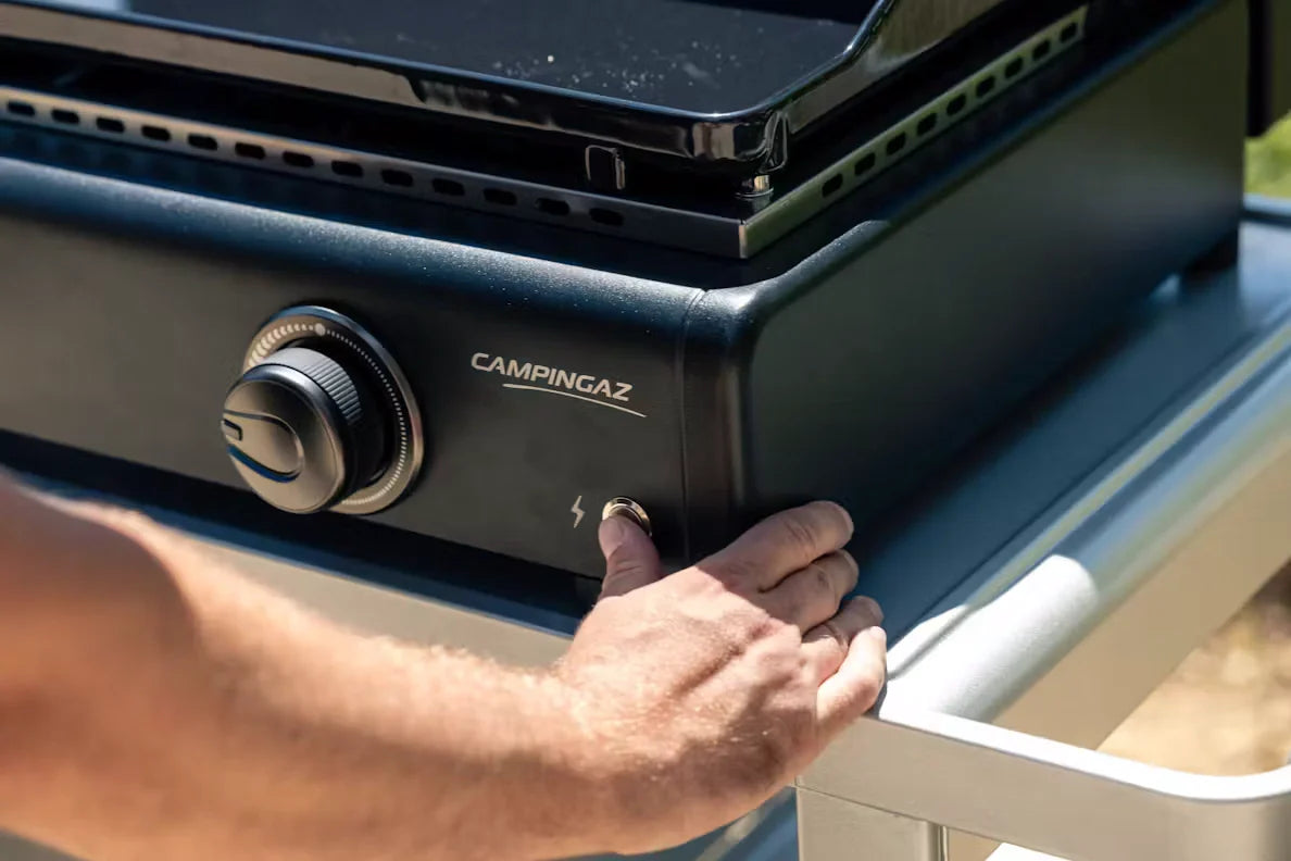 Campingaz Sigma 2 Gas Plancha Griddle with Hood - Powerful, Even Heat, Large Cooking Surface