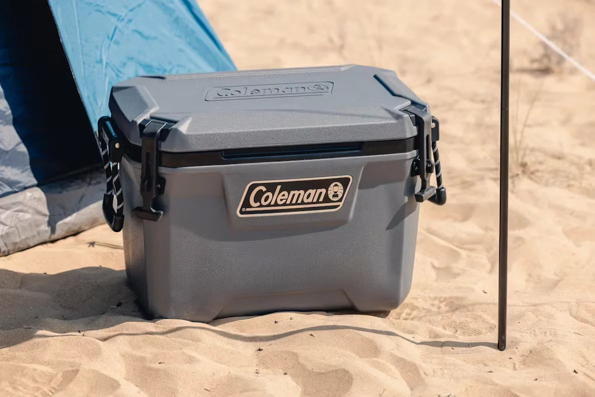 Coleman Convoy 53 Litre Cooler Box - 4 Day Ice Retention, Antibacterial, Seat Lid