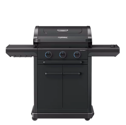 Campingaz Onyx 3-Burner Gas Barbecue with Side Burner and InstaClean® Aqua Pro
