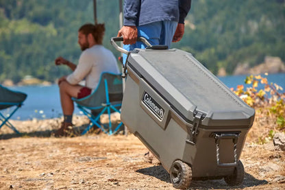 Coleman Convoy 100qt Wheeled Cooler Box with 5-Day Ice Retention and Antibacterial Liner
