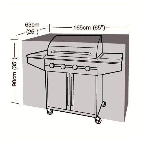 Durable Extra Large Classic Barbecue Cover - 165cm Waterproof & UV Protected