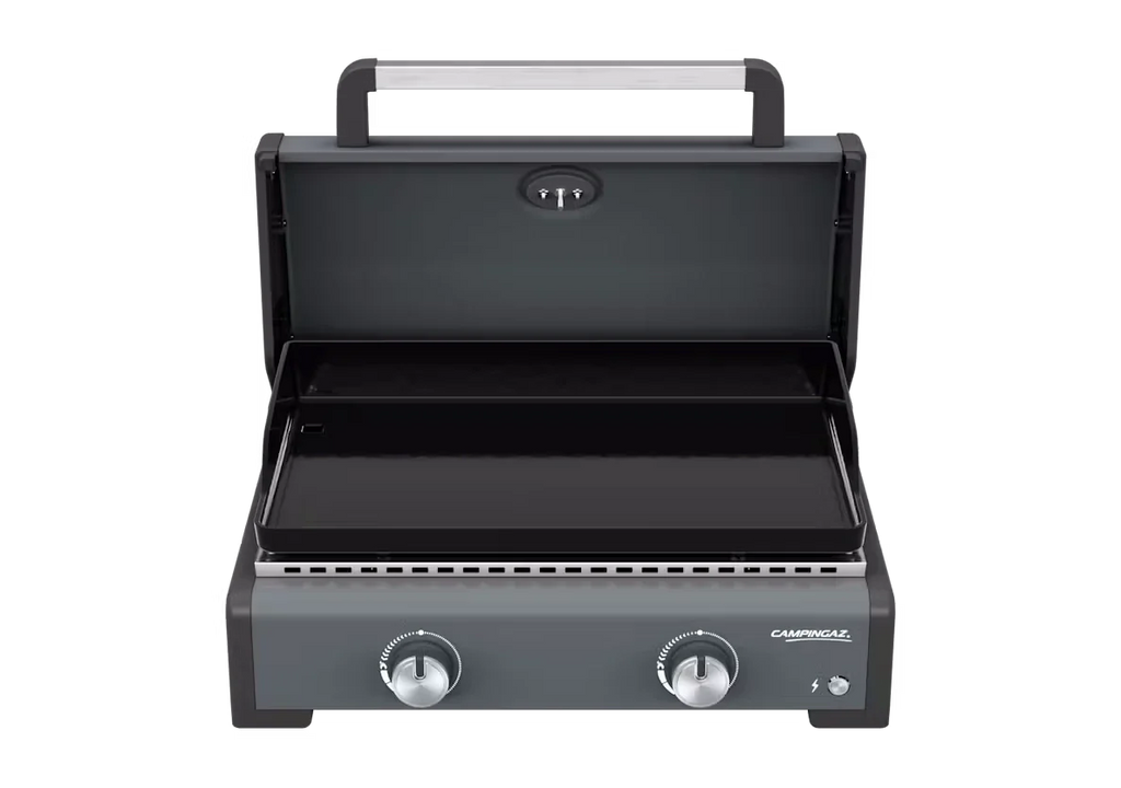 Campingaz Sigma 2 Gas Plancha Griddle with Hood - Powerful, Even Heat, Large Cooking Surface