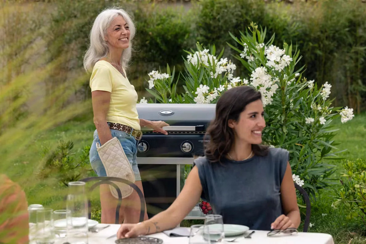 Campingaz Sigma 2 Gas Plancha Griddle with Hood - Powerful, Even Heat, Large Cooking Surface