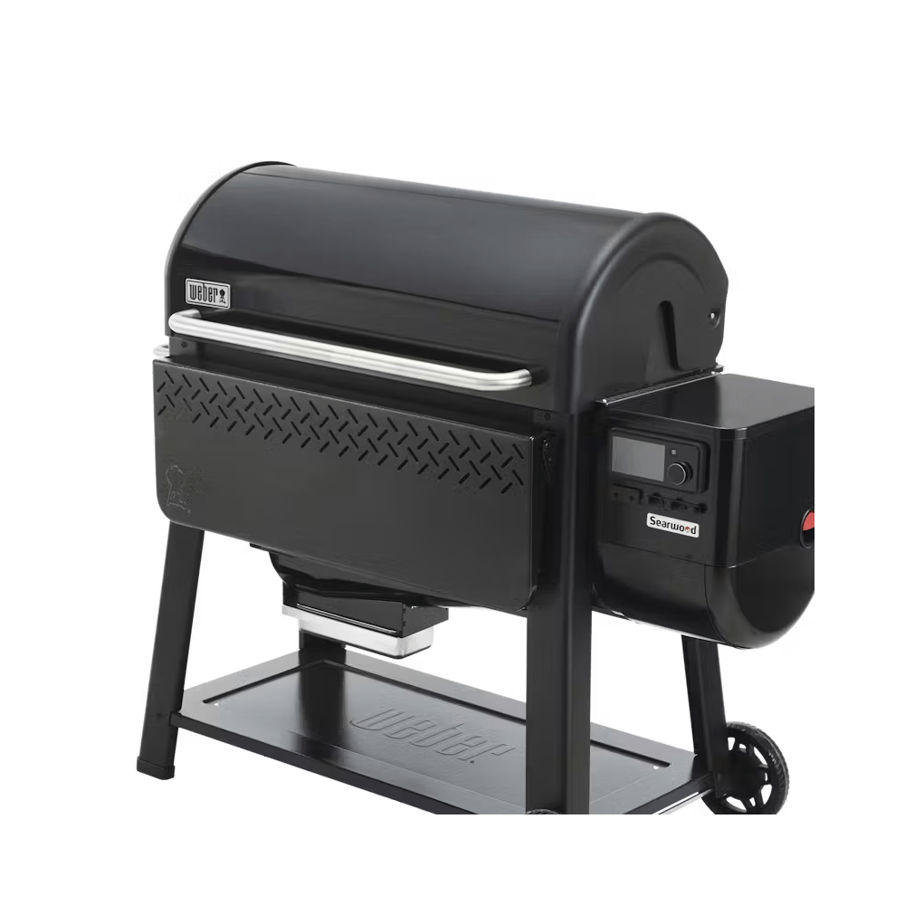 Durable Front Table for Weber Searwood XL Pellet Grill - Easy Attach, Folds Down, 13.6kg Capacity
