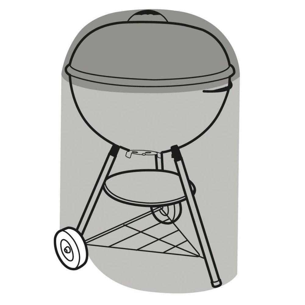 Durable 57cm Kettle Barbecue Cover - Waterproof, UV Protection & Secure Fit