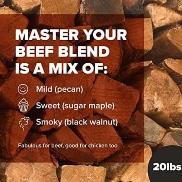 BBQr's Delight Master Your Beef Wood Pellets 9kg - Premium Oak Blend for Ultimate BBQ Flavor