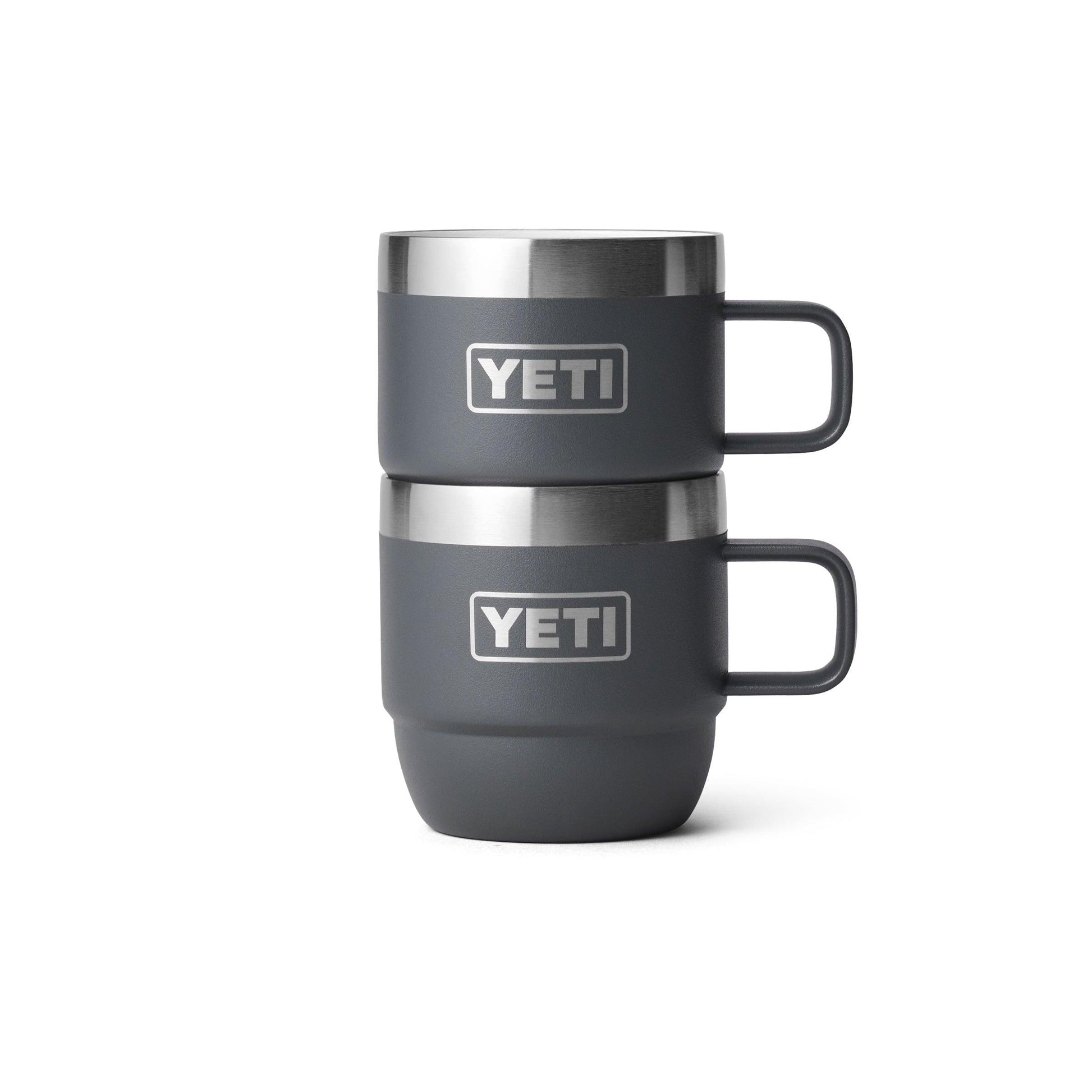Yeti Rambler 6oz Stackable Mugs - Pack of 2 - Insulated Ceramic Lined Drinkware