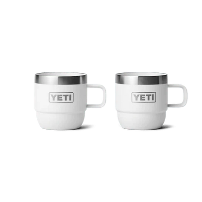 Yeti Rambler 6oz Stackable Mugs - Pack of 2 - Insulated Ceramic Lined Drinkware
