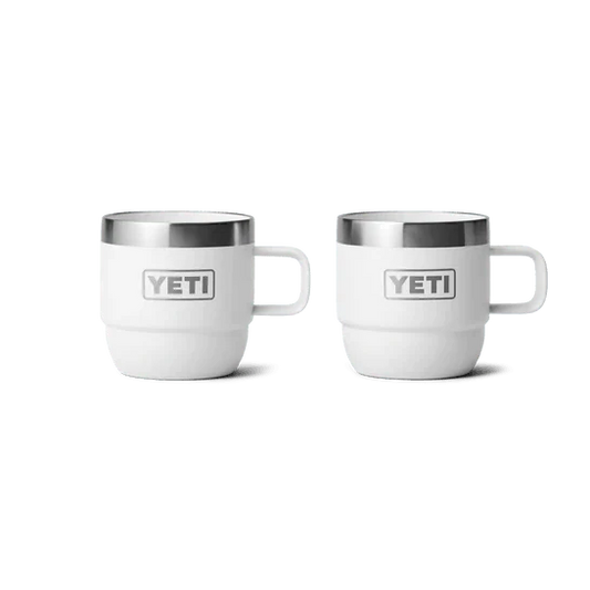 Yeti Rambler 6oz Stackable Mugs - Pack of 2 - Insulated Ceramic Lined Drinkware