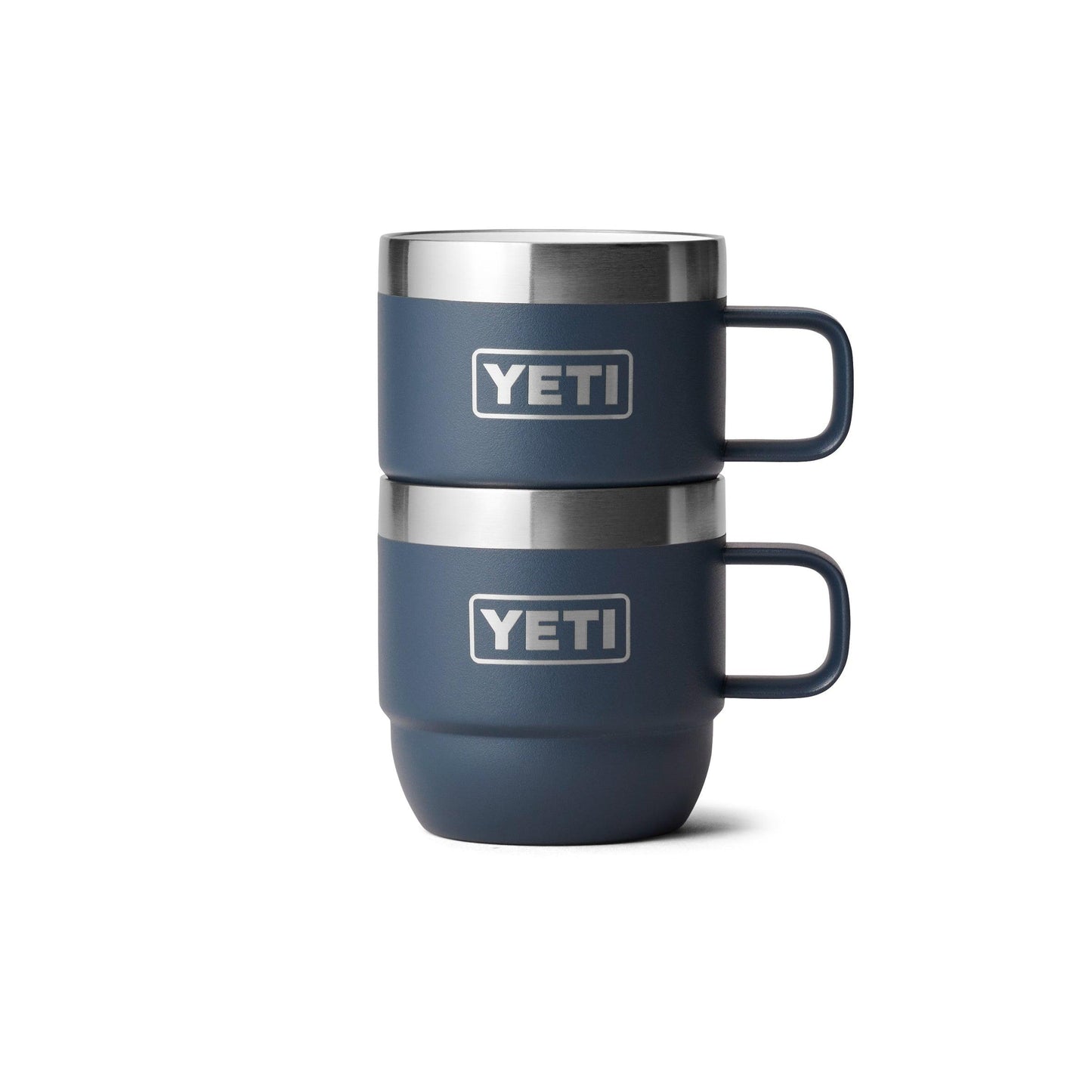 Yeti Rambler 6oz Stackable Mugs - Pack of 2 - Insulated Ceramic Lined Drinkware