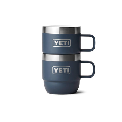 Yeti Rambler 6oz Stackable Mugs - Pack of 2 - Insulated Ceramic Lined Drinkware