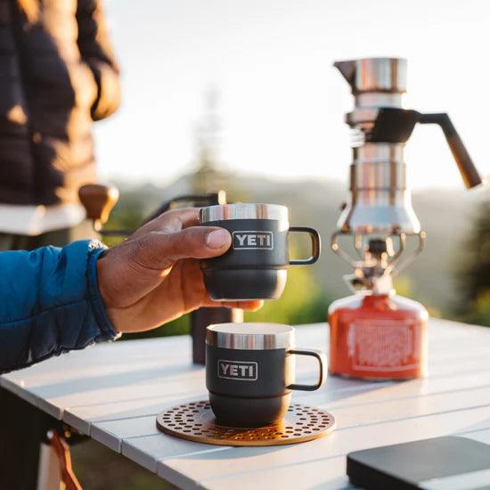 Yeti Rambler 6oz Stackable Mugs - Pack of 2 - Insulated Ceramic Lined Drinkware