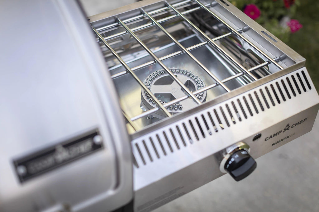 Camp Chef Woodwind Pellet Grill Sidekick Flat Top - Versatile Propane Searer & Griddle Accessory